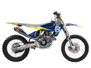 Trophy Graphic Kit Yellow, White, Blue