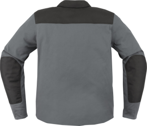 Geaca Icon Upstate Canvas Ce Gray L, 4, nordicamoto.ro