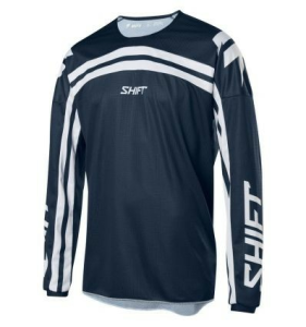 MX/Enduro felszerelések, SHIFT póló, WHIT3 LABEL REPUBLIC, sötétkék, nordicamoto.ro