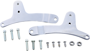 Sissy Bar Side Plates Silver, 2, nordicamoto.ro