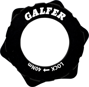 Universal Center Lock Bicycle Brake Rotor Adapter Black