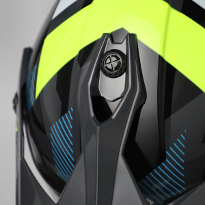 Acerbis Rider teljes arcú gyermek sisak, fekete/fluoreszkáló sárga, M-es méret, 2, nordicamoto.ro