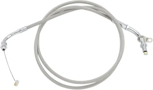 Armor Coat rozsdamentes acél fojtószelep-/alapjárati kábel cruiser motorkerékpárokhoz – Silver Standard modell, 1, nordicamoto.ro