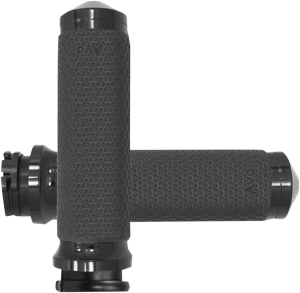 Vibration Dampening Memory Foam Grips Black