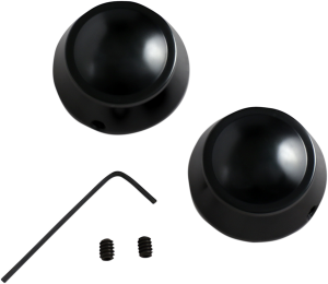 Swingarm Pivot Bolt Covers Black, 2, nordicamoto.ro