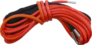 Synthetic Rope For Winch Red, 4, nordicamoto.ro