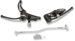 Contour Forward Controls Black, Silver Standard, 3, nordicamoto.ro