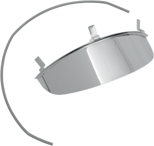 Visors For Headlights & Spotlights Chrome, 3, nordicamoto.ro