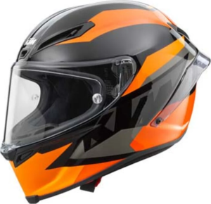 KTM CORSA R sisak – szürke/narancssárga/fekete – S méret/55–56, 1, nordicamoto.ro