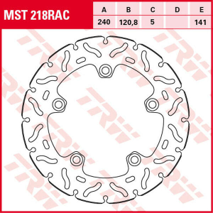 Contoured Fixed Brake Rotor