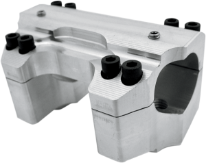 Handlebar Clamp Set Silver