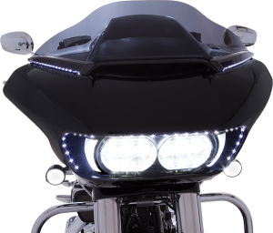 Horizon Led Lighted Windshield Trim Black, 3, nordicamoto.ro