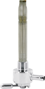 Power-flo Fuel Valve Chrome, 1, nordicamoto.ro