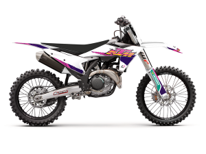 Graphic Kit Retro With Seat Cover White, Pink