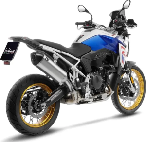 LeoVince LV-14 titán csúszócső kipufogórendszer a BMW F 750 GS / F 800 GS / F 850 GS / F 900 GS / F 900 GS Adventure modellekhez, 2, nordicamoto.ro