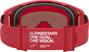 Alpinestars Vision Vesta gyermek síszemüveg – ezüst/piros/színezett lencse, 2, nordicamoto.ro