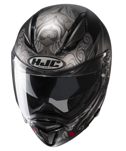 Casca HJC F70 Spector Negru Alb M, 3, nordicamoto.ro