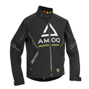 AMOQ Caliber V2 Jacket Black/Hivis Yellow, XS