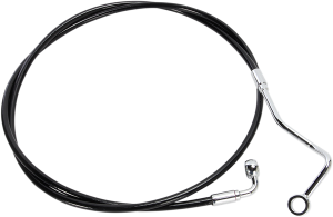Xr Stainless Upper Brake Line Black, Chrome
