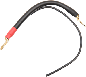Battery Cable With Auxiliary Wire Black