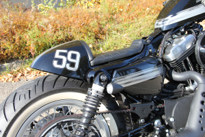 Rear Fender Cafe With Seat Black, 2, nordicamoto.ro