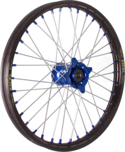 Elite Mx-en felni, ezüst küllők, fekete, kék, 1, nordicamoto.ro