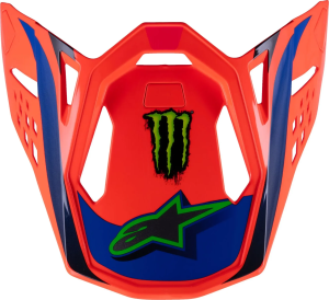 Viziera Alpinestars Supertech M10 Deegan narancssárga/rózsaszín/lila, 1, nordicamoto.ro