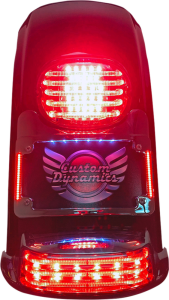 Turn Signal Eliminator With Tri Radius Illuminated Plate Frame Amber, White