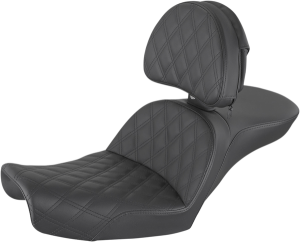 Explorer Lattice Stitch Seat Black