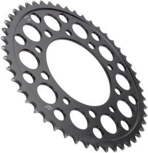 Lightweight Steel Sprocket Black, Zinc, 1, nordicamoto.ro