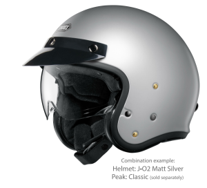 SHOEI J.O2 fúvóka sisak, matt ezüst, S-es méret, 2, nordicamoto.ro