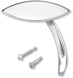 3-d Cat Eye Mirror Polished Chrome, 3, nordicamoto.ro