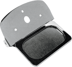 Rear License Plate Mount Black, Chrome, 1, nordicamoto.ro