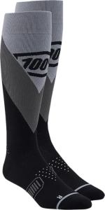 Sosete 100% Hi-side Performance Black L/XL, 1, nordicamoto.ro