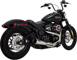 2:1 Upsweep Exhaust System Silver 