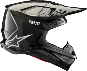 Alpinestars Supertech M10 Solid MX fekete sisak, 2XL-es méret, 4, nordicamoto.ro
