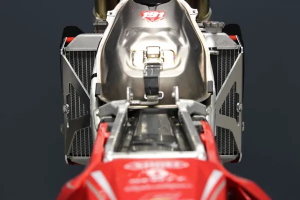 AXP Racing hűtővédő a Honda CRF 250/450 R/RX/X (2021–2024) modellekhez – alumínium, 2, nordicamoto.ro