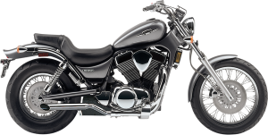 Complete Slip-on Muffler For Metric Cruisers Chrome