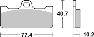 Dc Racing Dual Carbon Brake Pads, 1, nordicamoto.ro