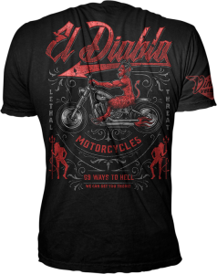 El Diablo T-shirt Black 4XL, 1, nordicamoto.ro