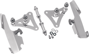 Fats/slim Windshield  Trigger-lock Complete Mount Kit Polished, 2, nordicamoto.ro