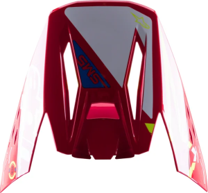 Sm5 Helmet Visor Red, White ONE SIZE, 1, nordicamoto.ro