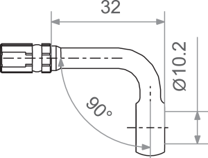 Banjo Varioflex Fitting Silver