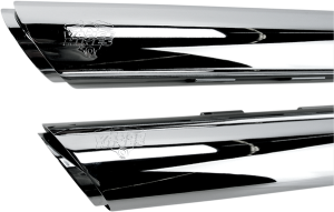 3(r) Round Twin Slash Slip-on Mufflers Black, 3, nordicamoto.ro