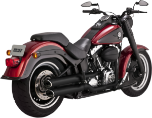 Muffler Ec Twin Slash Slip-ons Matte Black Ceramic