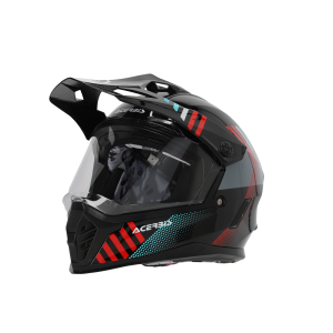 Acerbis Rider teljes arcú gyermek sisak, fekete/piros, 1, nordicamoto.ro