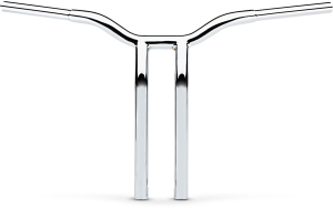 Kage Fighter Welded Bent-riser Handlebar Silver, 1, nordicamoto.ro