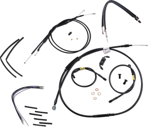 Jail Bar Cable Kit Black, 1, nordicamoto.ro