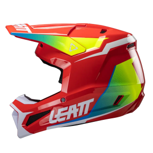 Leatt 2.5 V25 sisak, piros/savzöld/fehér, L-es méret, 5, nordicamoto.ro