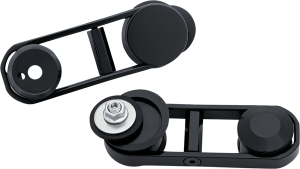 Adjustable Drop Mirror Mount Black, 1, nordicamoto.ro